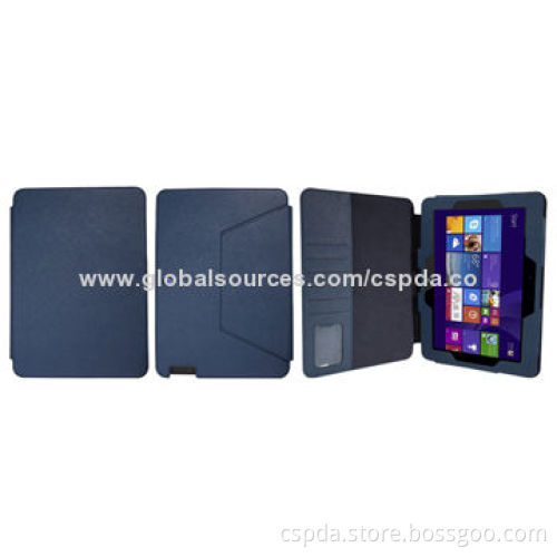 Hot-selling PU Leather Standing Cases for HP Omni 10, OEM and ODM Orders Welcomed